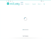 Tablet Screenshot of miluxy.com